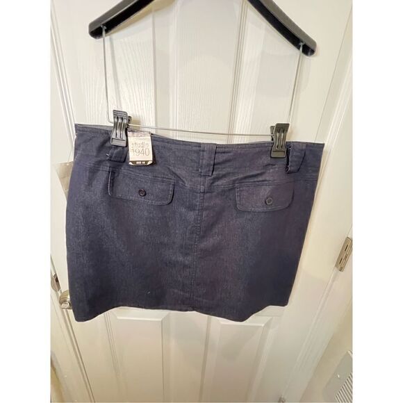 Studio 1940 women’s blue mini skirt size 16 NWT - Picture 2 of 6